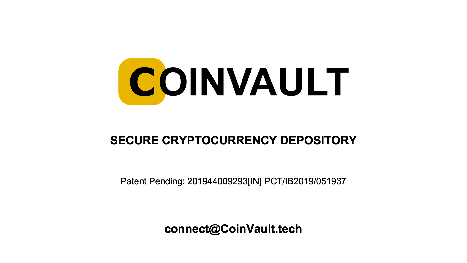 Hybrid Custody™ using Smart Vaults™ for Cold Storage CoinVault